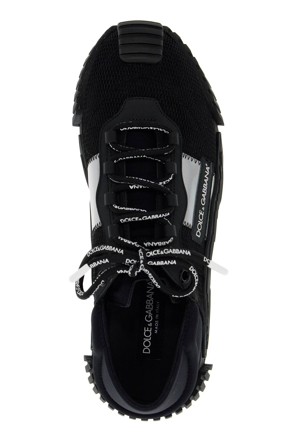 Shop Dolce & Gabbana Neoprene Ns1 Sneakers In Black