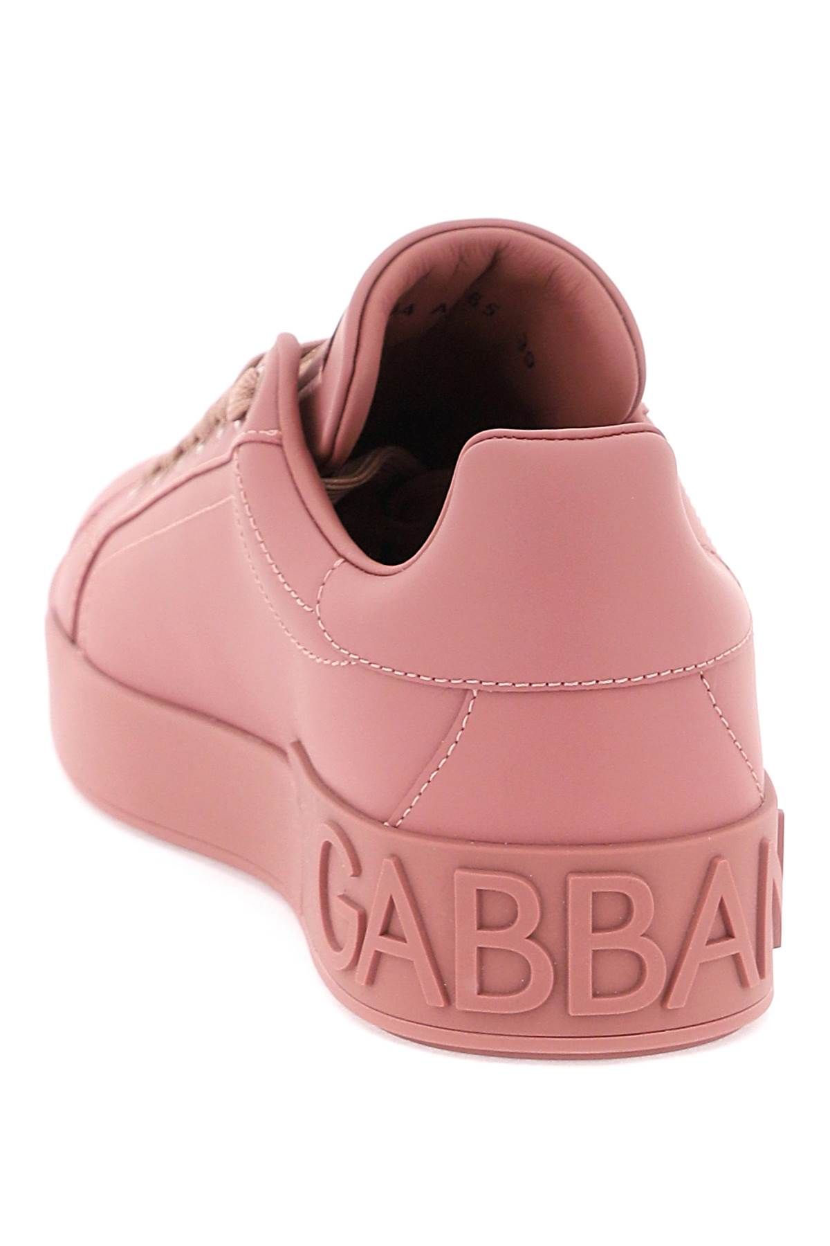 Shop Dolce & Gabbana Portofino Sneakers In Pink