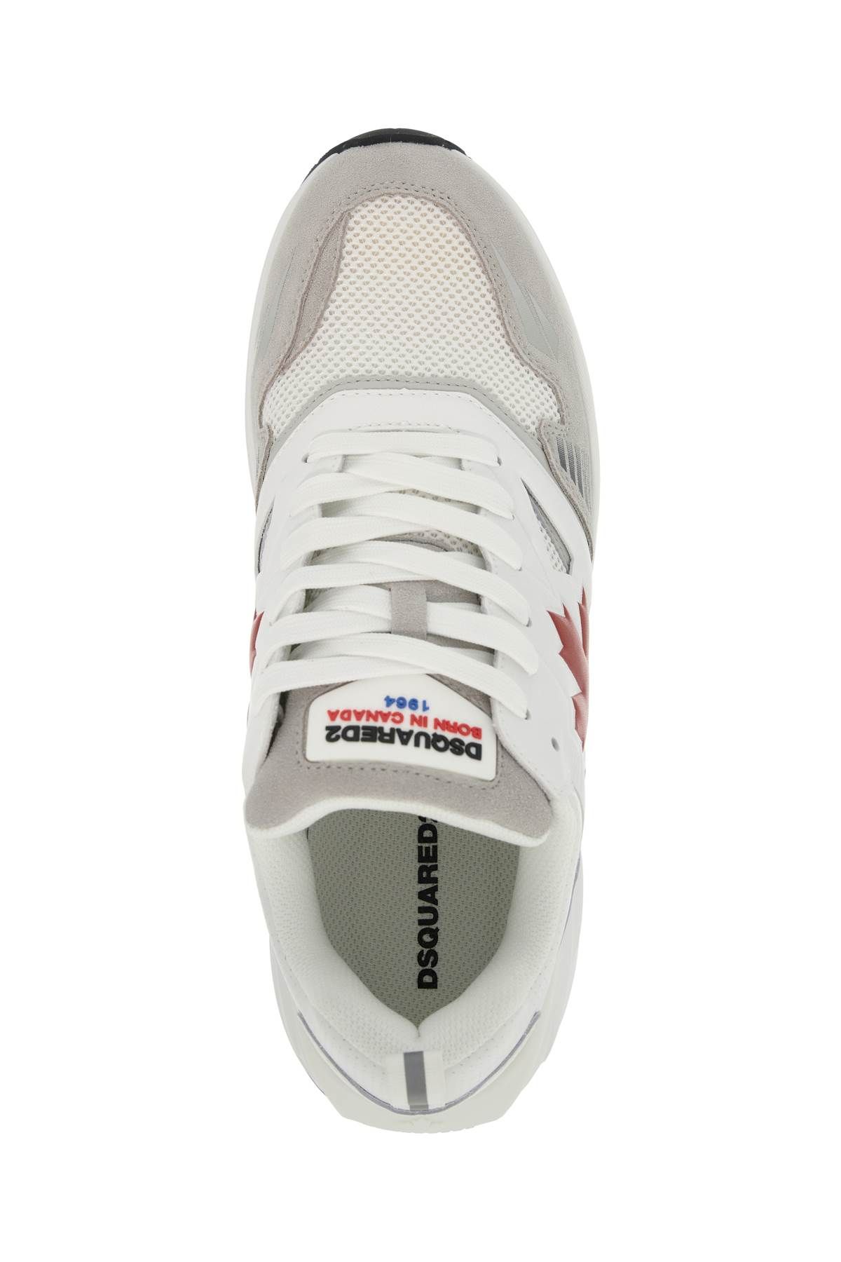 Shop Dsquared2 Dash Sneakers Running In White