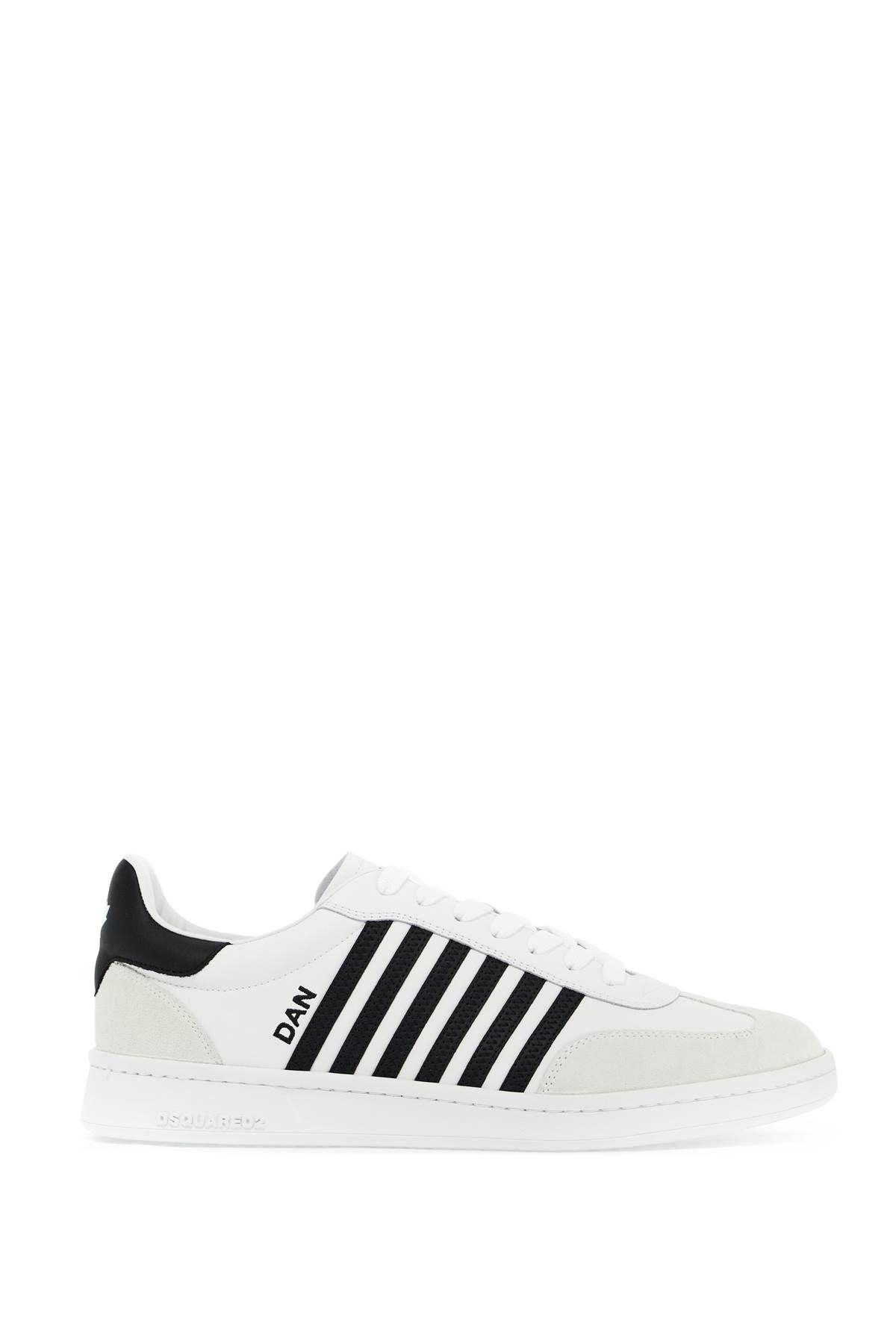 Shop Dsquared2 Boxer Sneakers In White