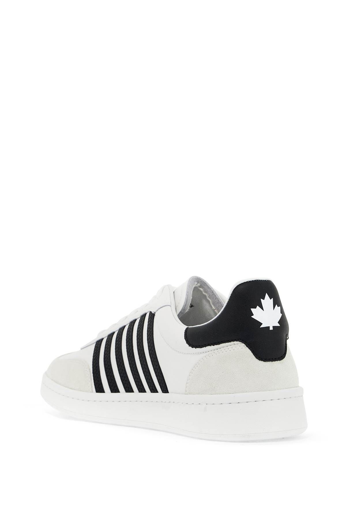 Shop Dsquared2 Boxer Sneakers In White