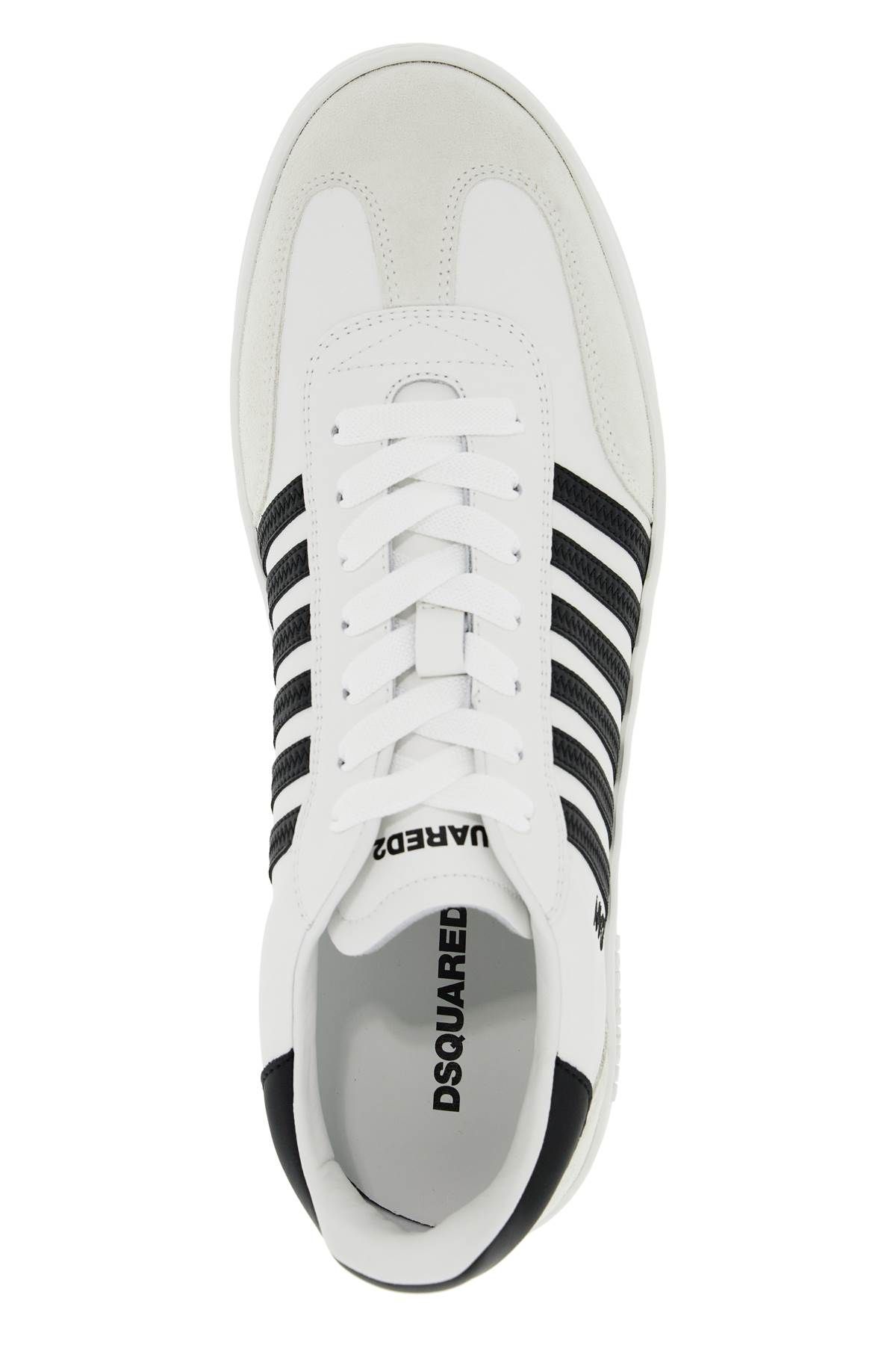 Shop Dsquared2 Boxer Sneakers In White