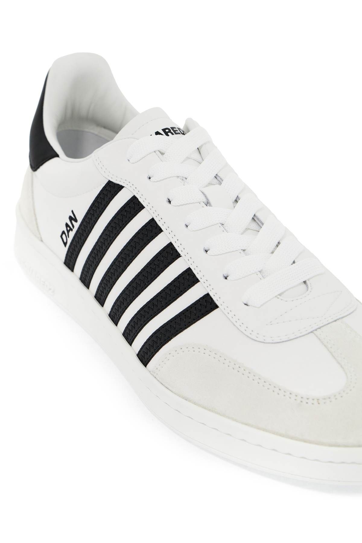 Shop Dsquared2 Boxer Sneakers In White