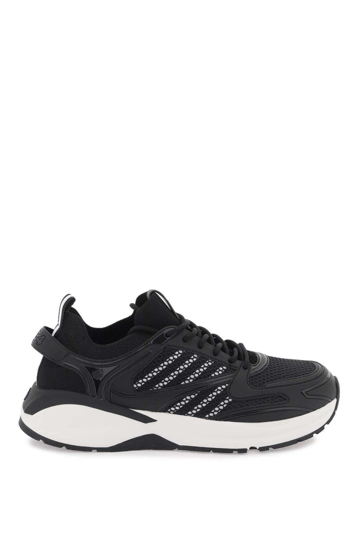 Shop Dsquared2 Dash Sneakers Running In Black