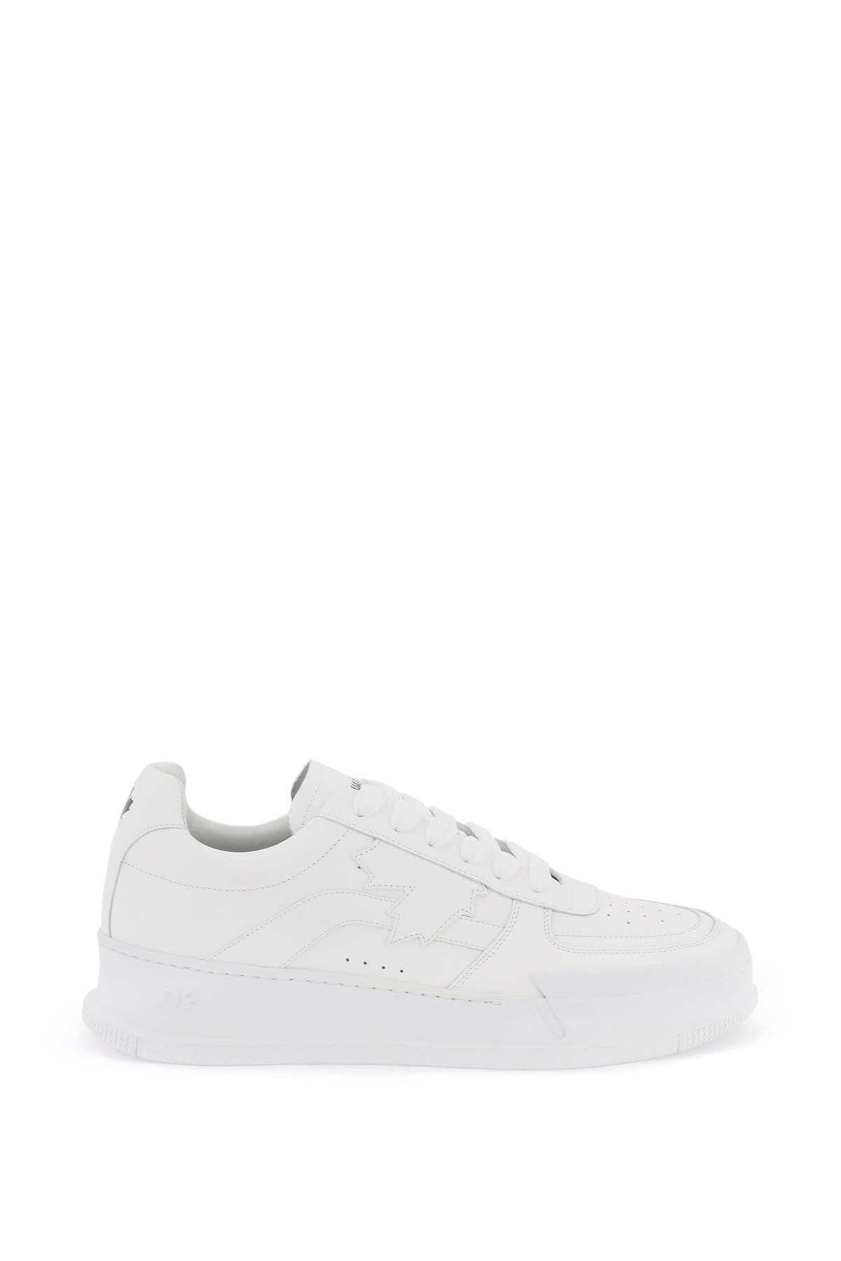 Shop Dsquared2 Canadian Sneakers In White