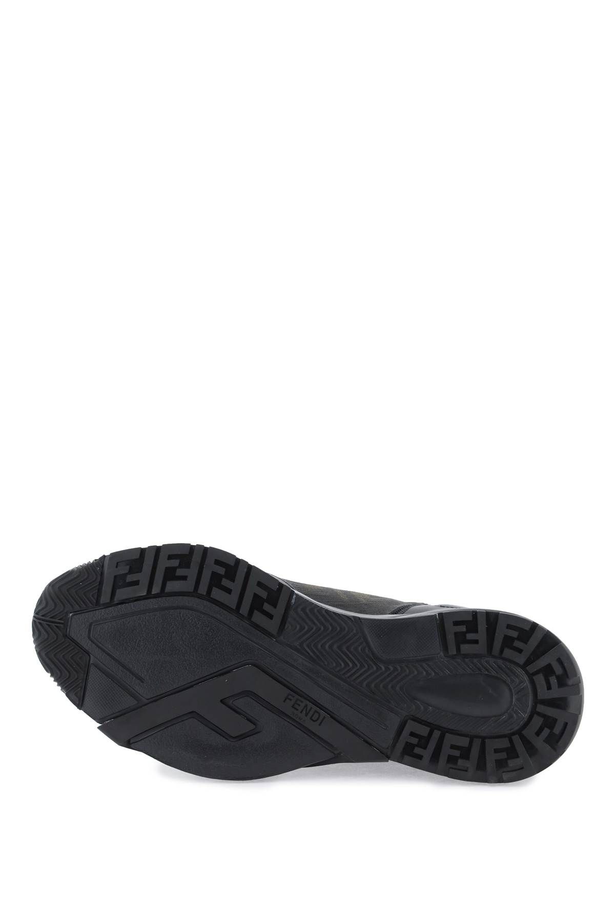 Shop Fendi Flow Sneakers In Black