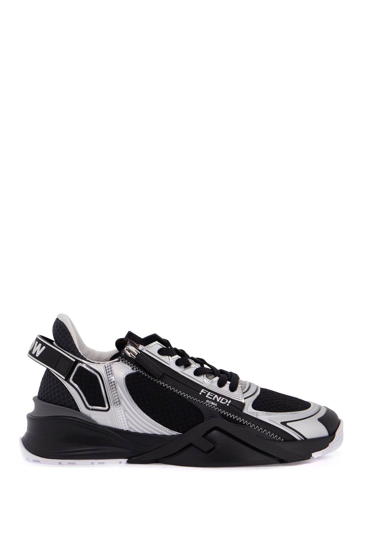 Shop Fendi Flow Sneakers In Black