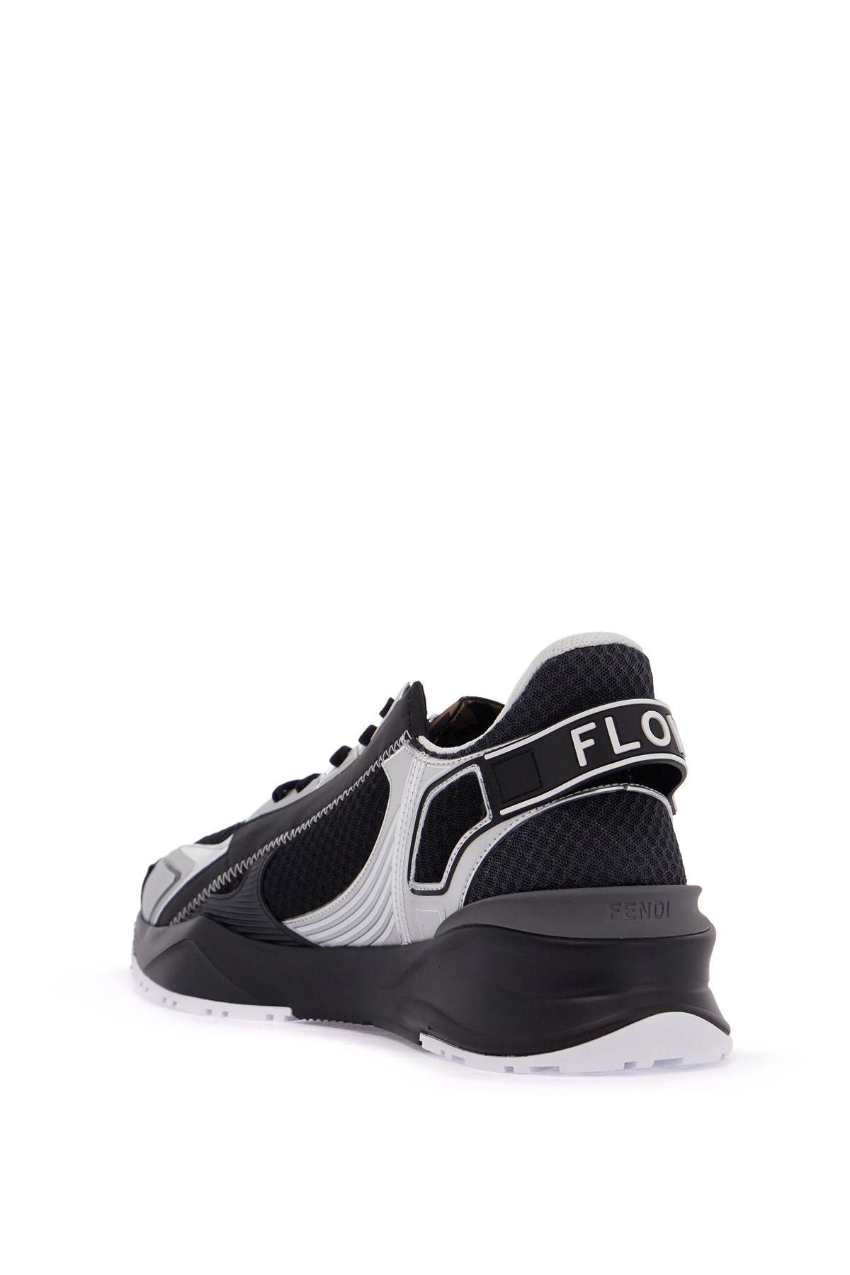 Shop Fendi Flow Sneakers In Black