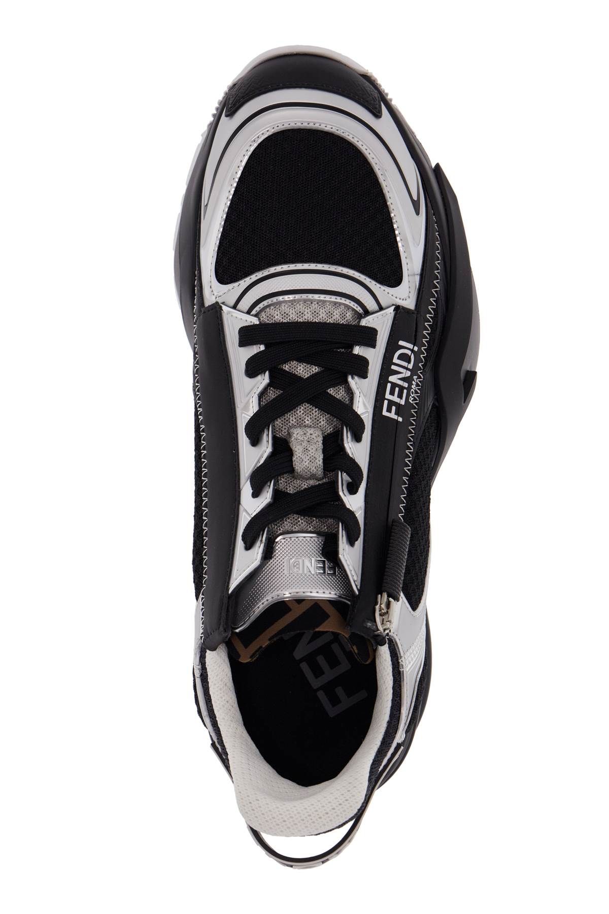 Shop Fendi Flow Sneakers In Black