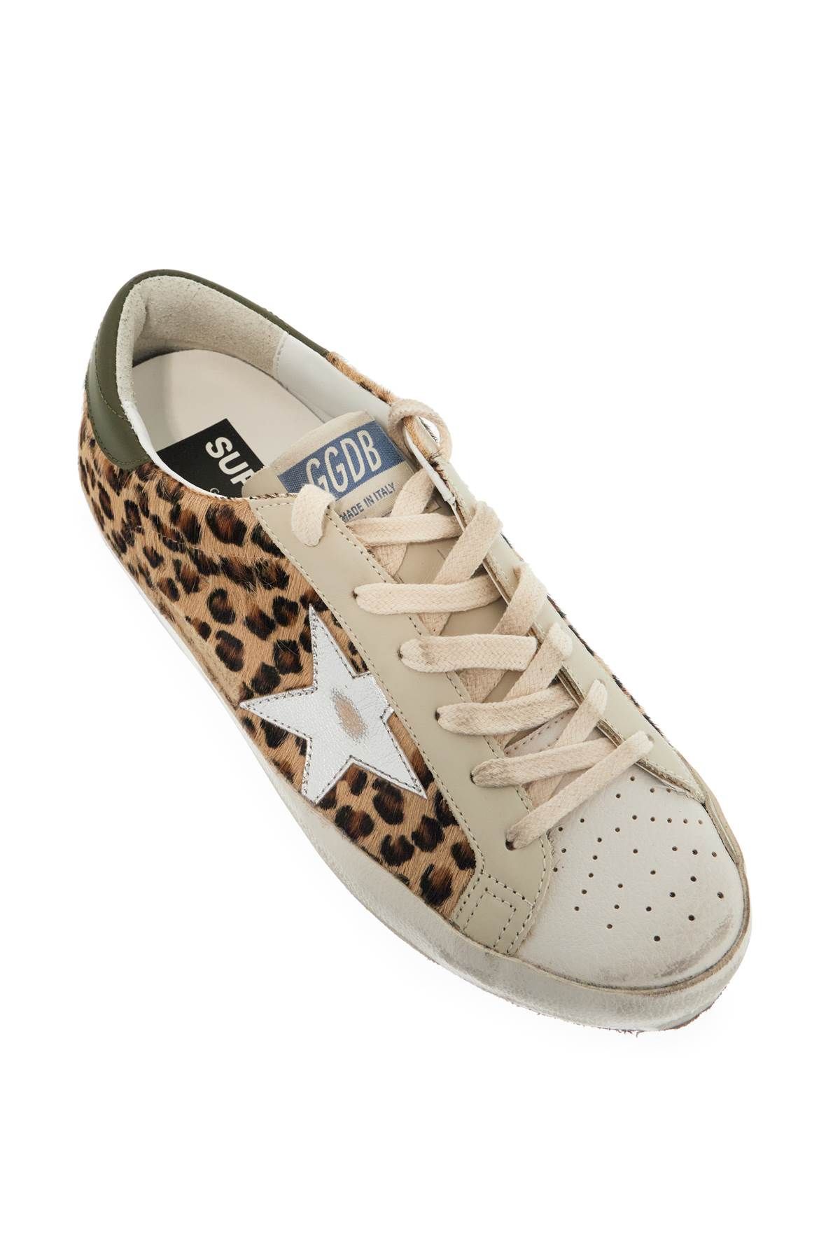 Shop Golden Goose Super-star Ltd Sneakers In Cav In Brown