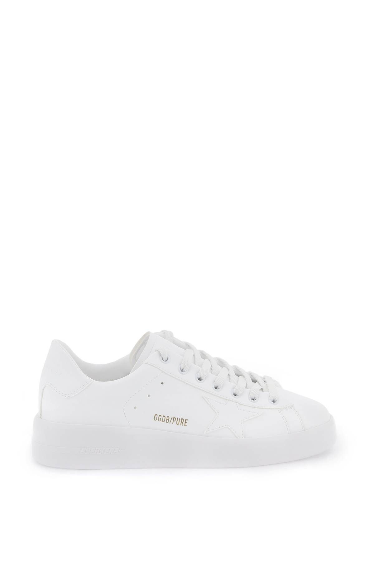 Shop Golden Goose Bio-based Purestar Sneakers In White