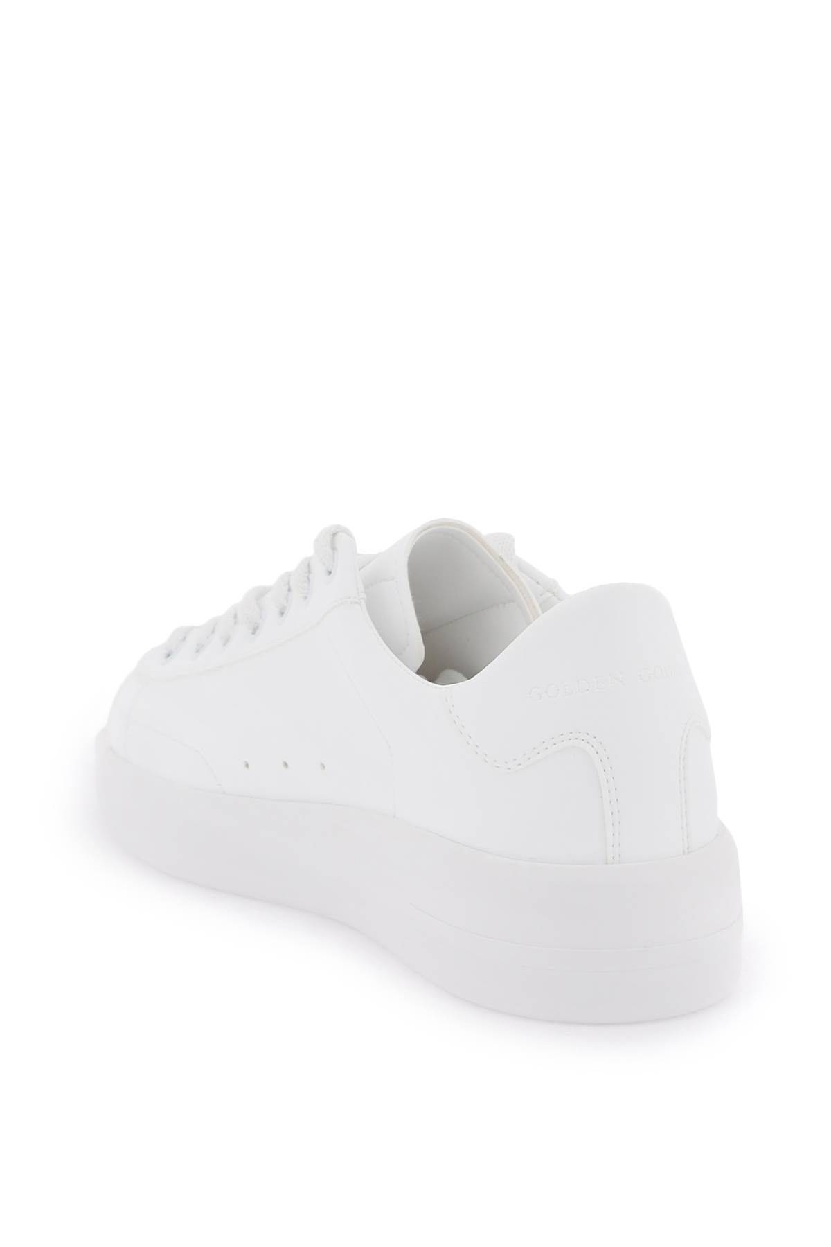 Shop Golden Goose Bio-based Purestar Sneakers In White