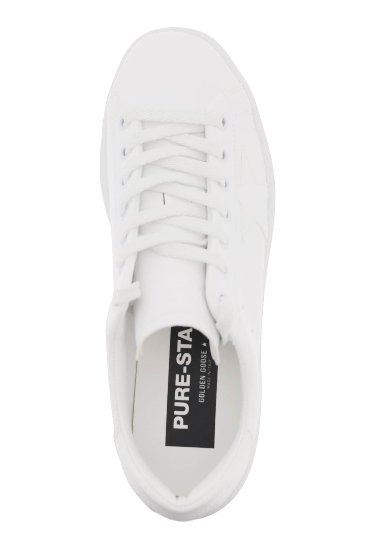 Shop Golden Goose Bio-based Purestar Sneakers In White