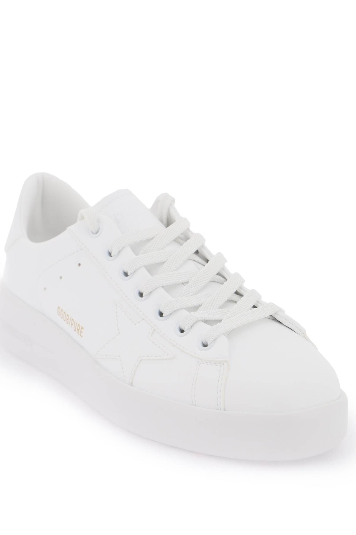 Shop Golden Goose Bio-based Purestar Sneakers In White