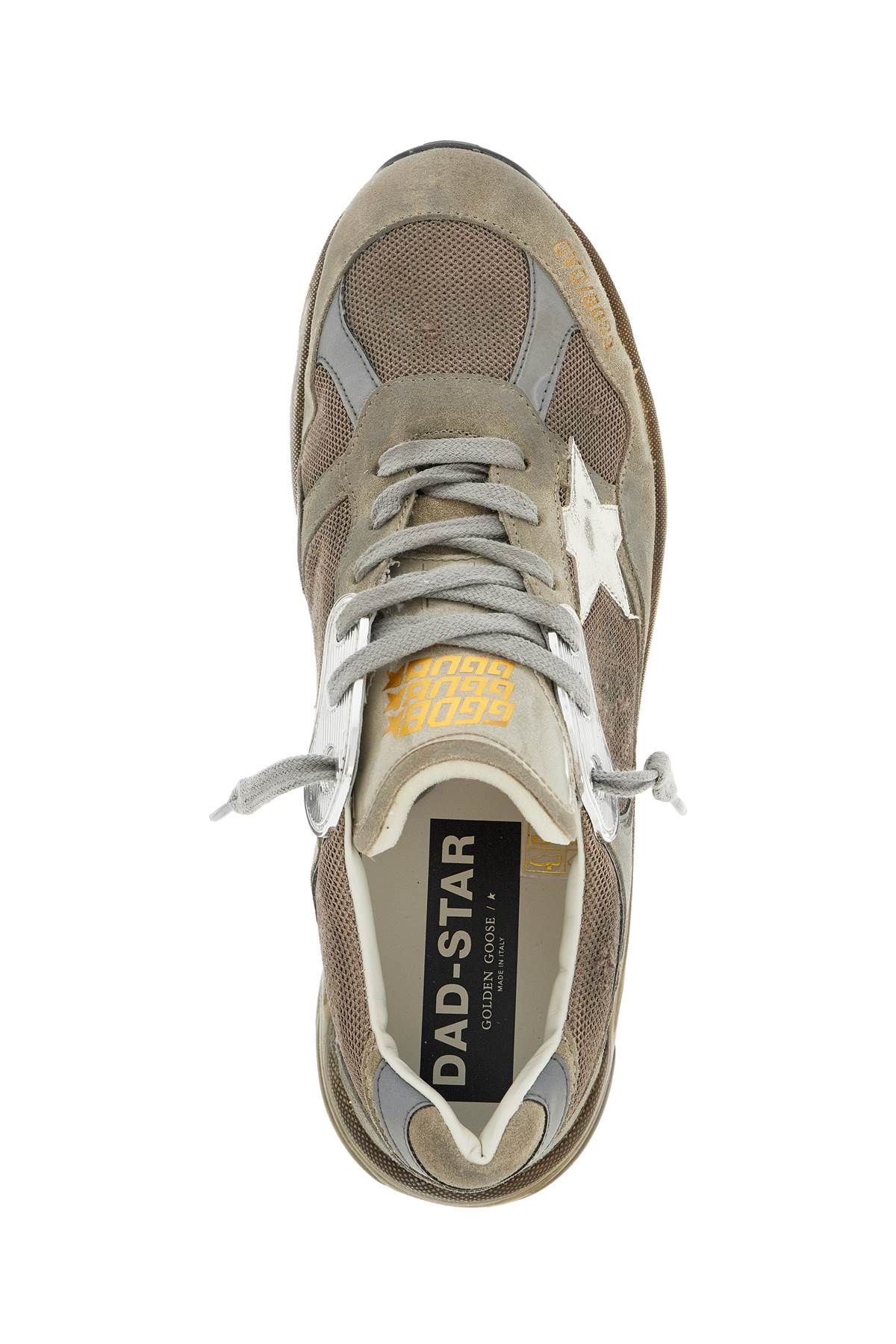 Shop Golden Goose Dad-star Sneakers In Grey