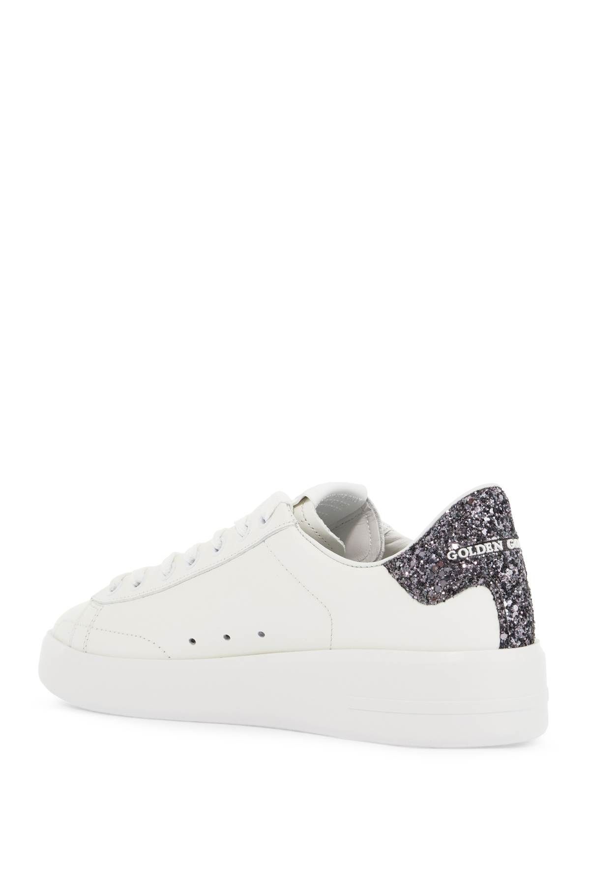 Shop Golden Goose Pure-star Sneakers In White