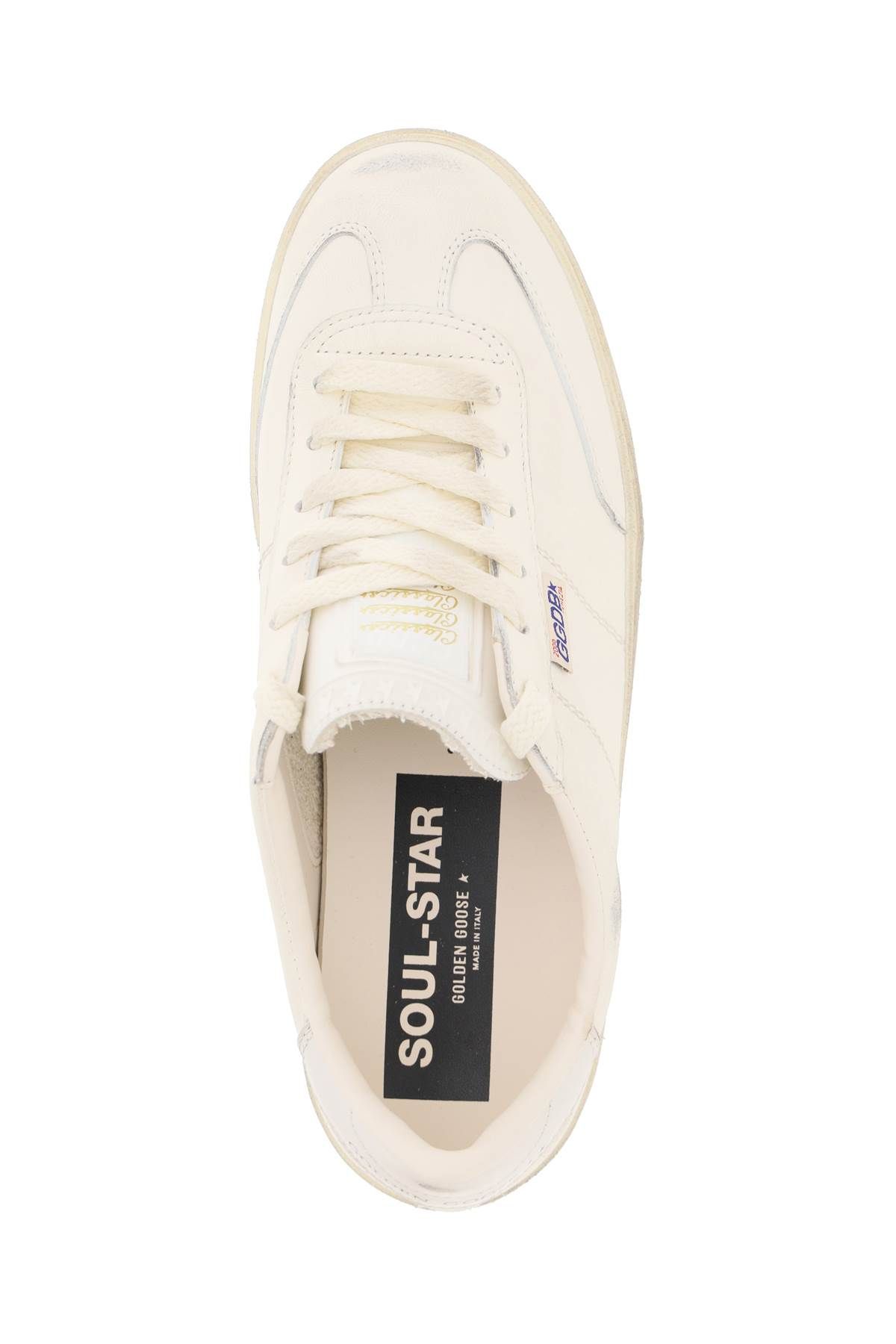 Shop Golden Goose Soul Star Sneakers In White