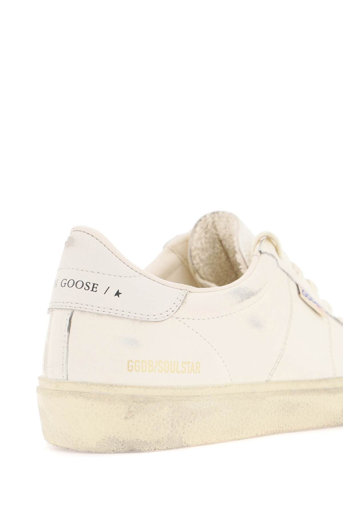 Shop Golden Goose Soul Star Sneakers In White