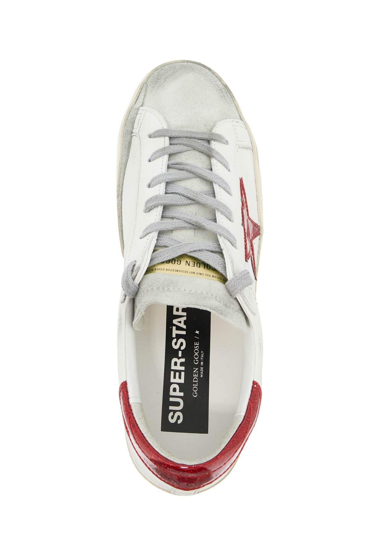 Shop Golden Goose Classic Super-star Sneakers In White