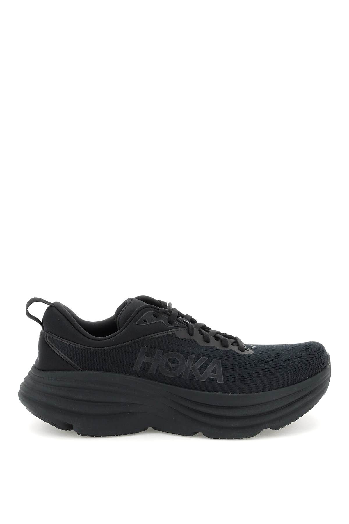 Shop Hoka Bondi 8 Sneakers In Black