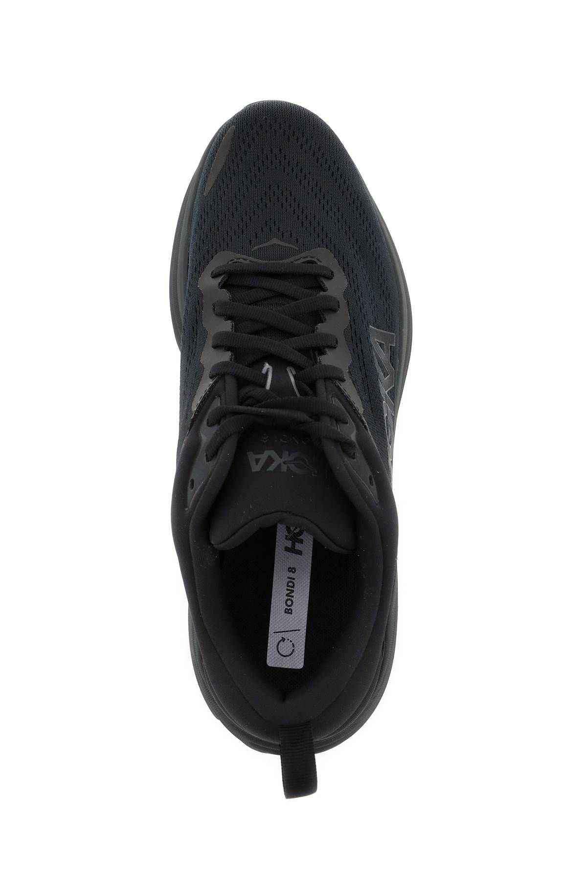 Shop Hoka Bondi 8 Sneakers In Black