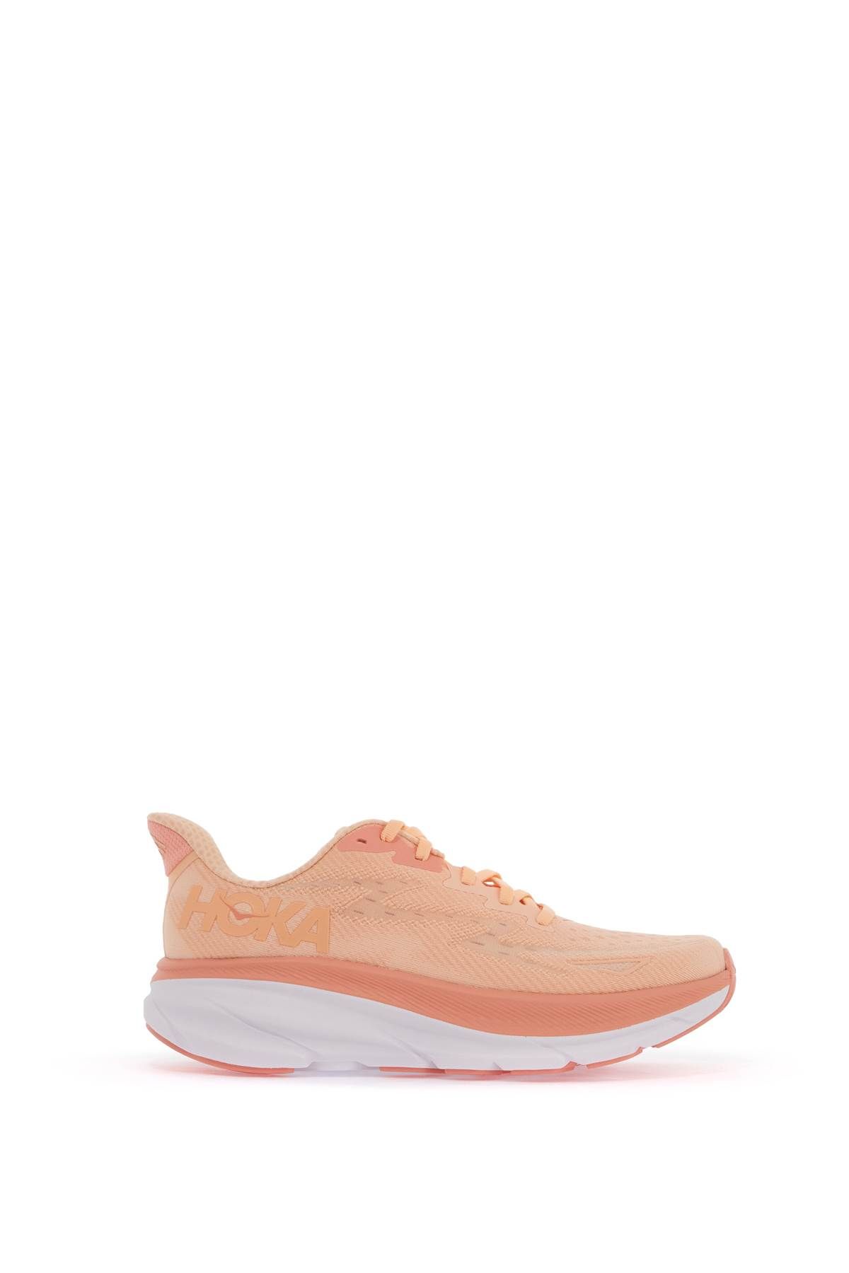 Shop Hoka Clifton 9 Sneakers In Orange