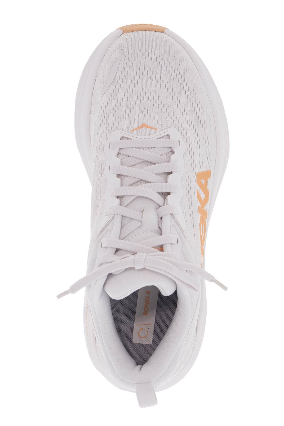 Shop Hoka Bondi 8 Sneakers In White