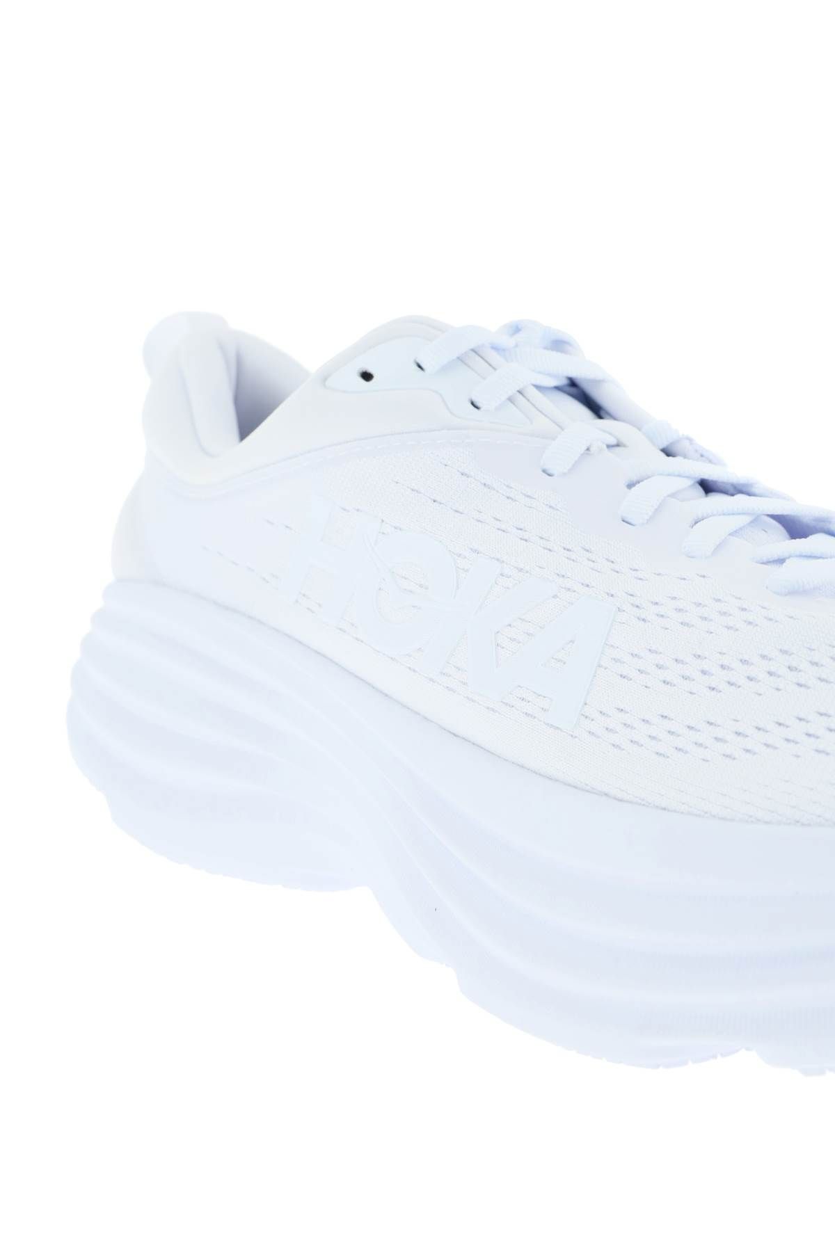 Shop Hoka Bondi 8 Sneakers In White