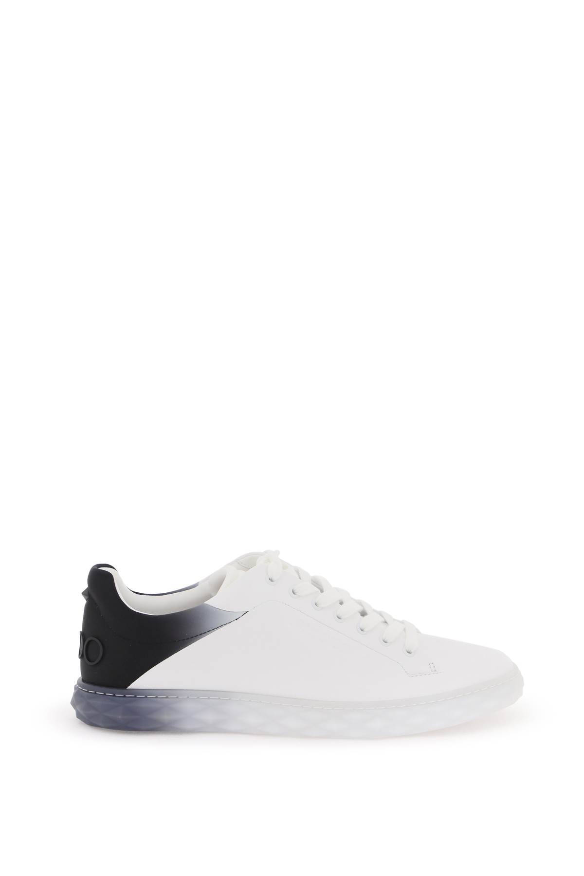 Shop Jimmy Choo Diamond Light/m Ii Sneakers In White,blue,black