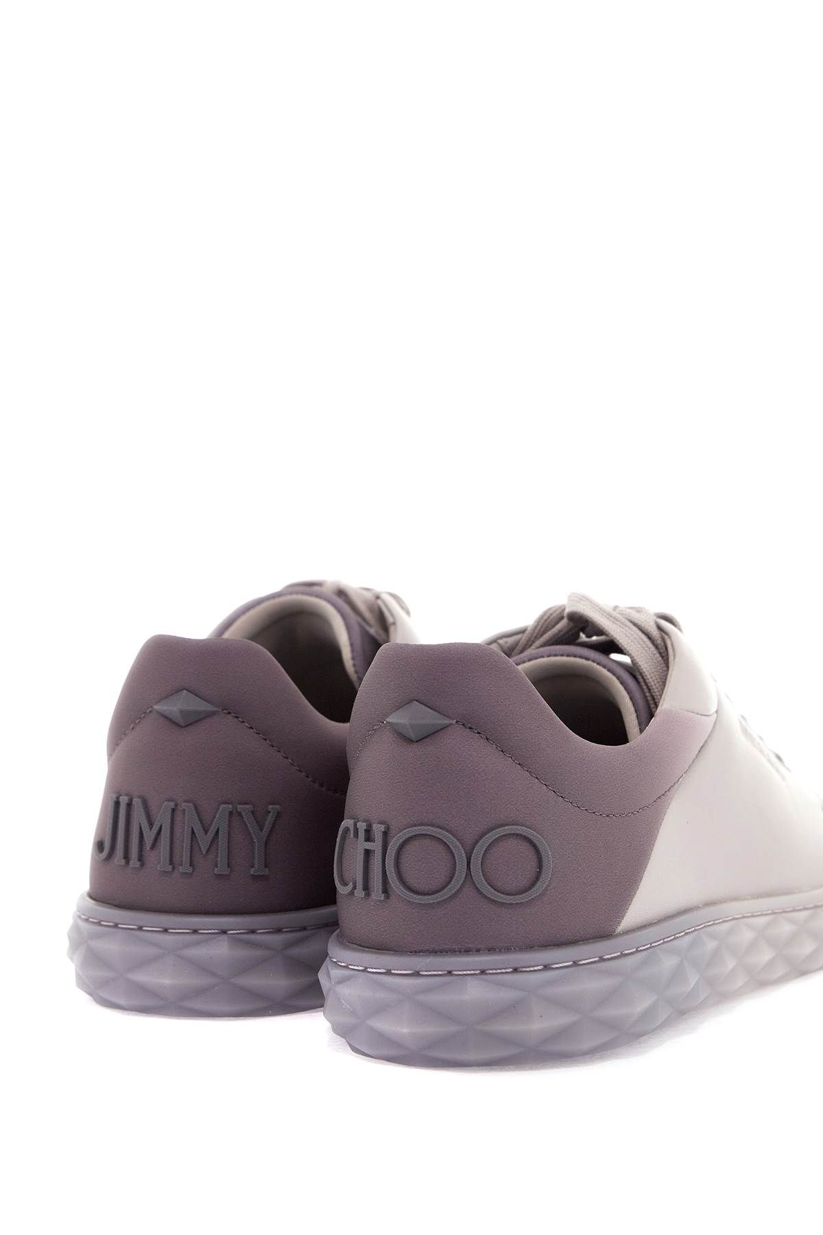 Shop Jimmy Choo Diamond Light/m Ii Sneakers In Grey