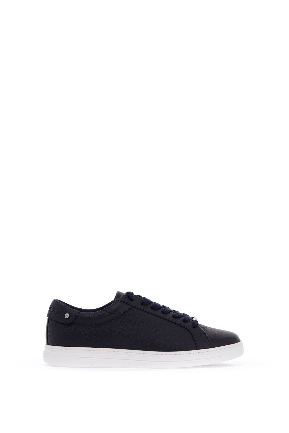 Shop Jimmy Choo "hammered Leather Rome Sneakers In Blue