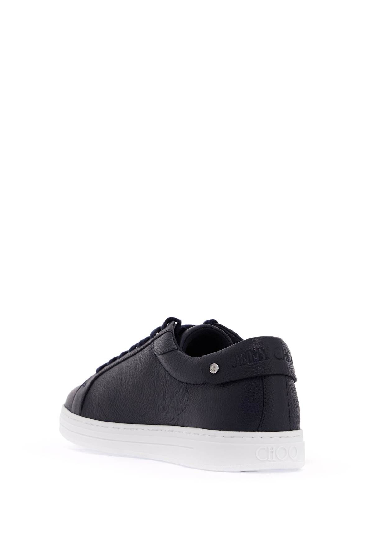 Shop Jimmy Choo "hammered Leather Rome Sneakers In Blue