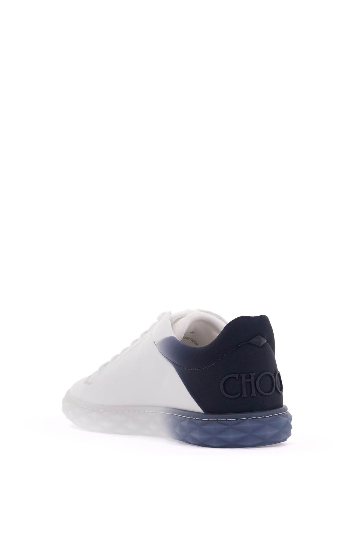 Shop Jimmy Choo Diamond Light/m Ii Sneakers In White