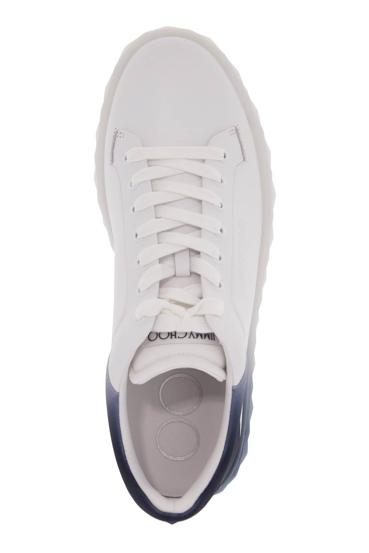 Shop Jimmy Choo Diamond Light/m Ii Sneakers In White