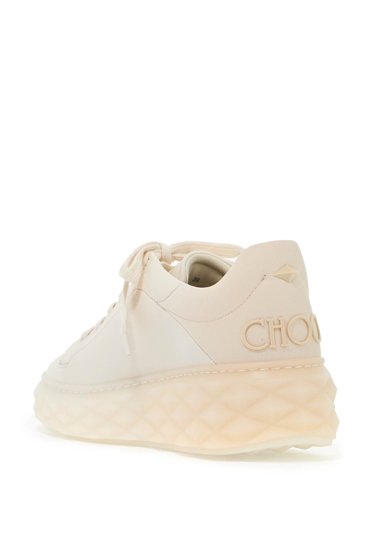 Shop Jimmy Choo Diamond Maxi/f Ii Sneakers In Neutro