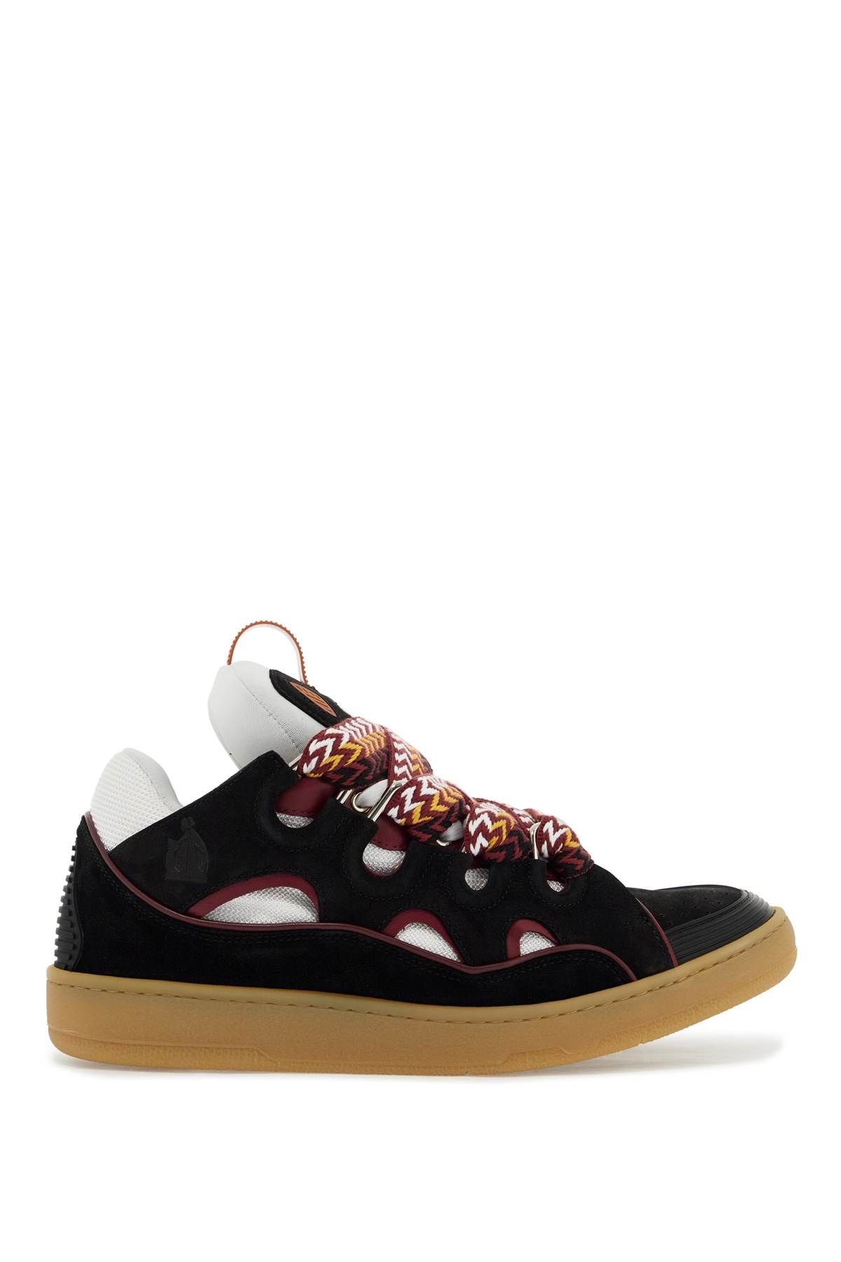 Shop Lanvin Curb Sneakers In Black