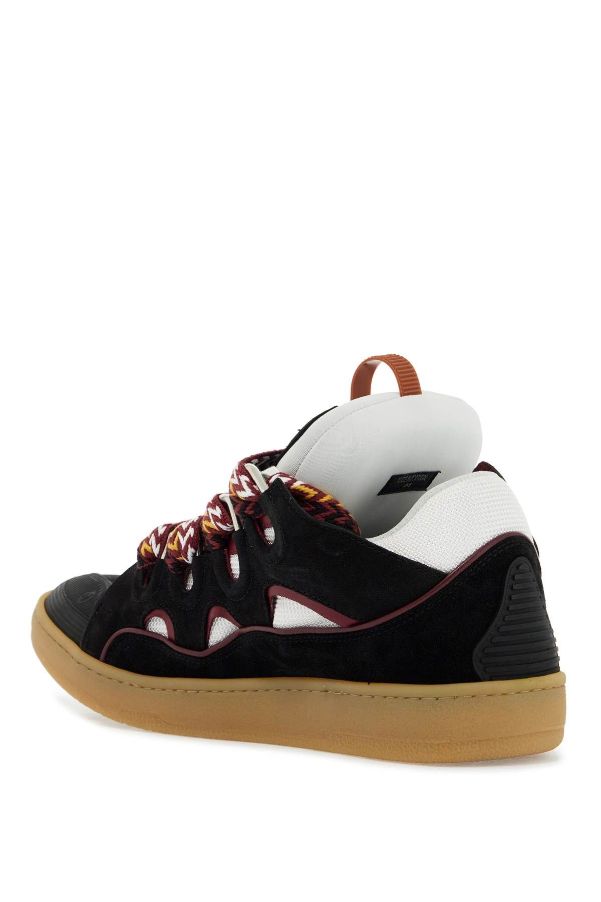 Shop Lanvin Curb Sneakers In Black