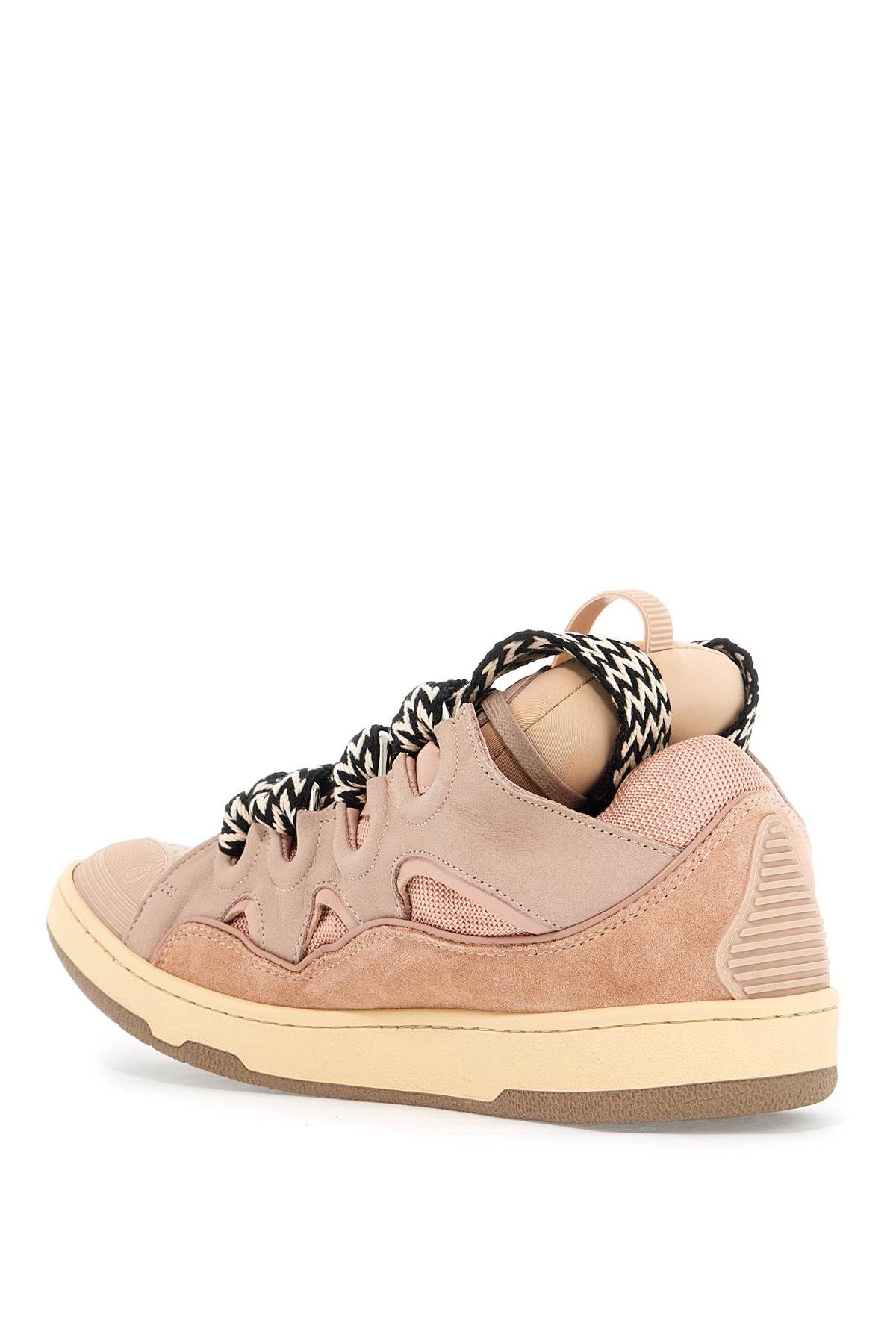 Shop Lanvin Curb Sneakers In Pink