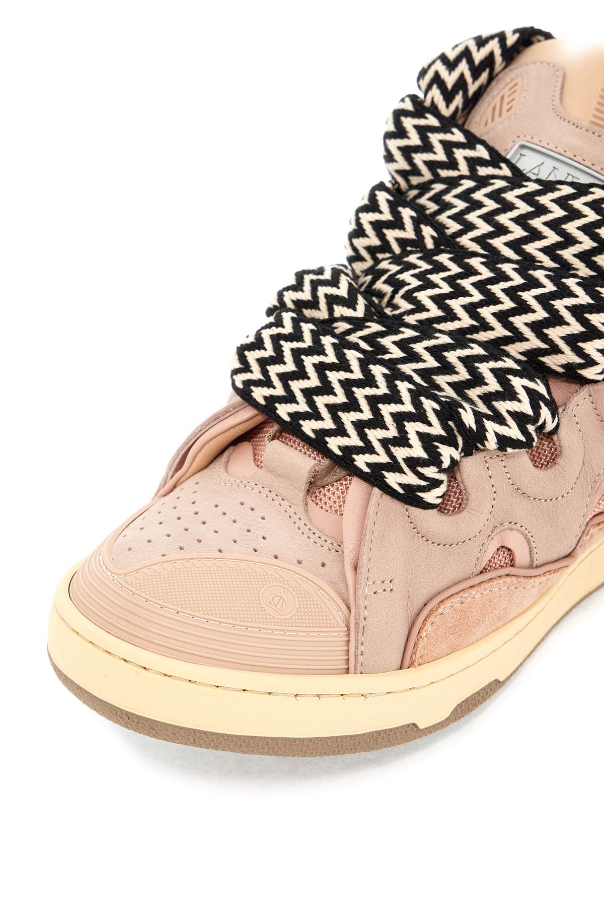 Shop Lanvin Curb Sneakers In Pink