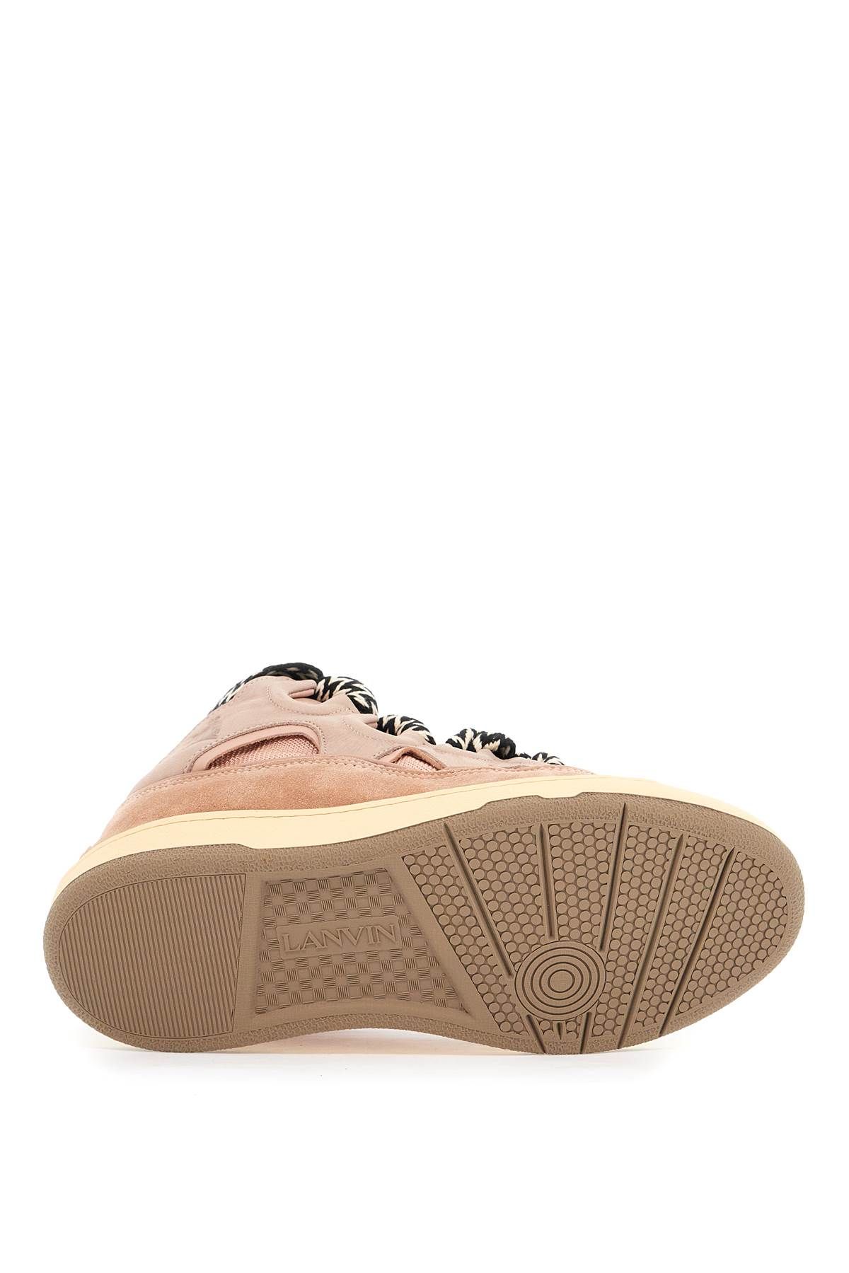 Shop Lanvin Curb Sneakers In Pink