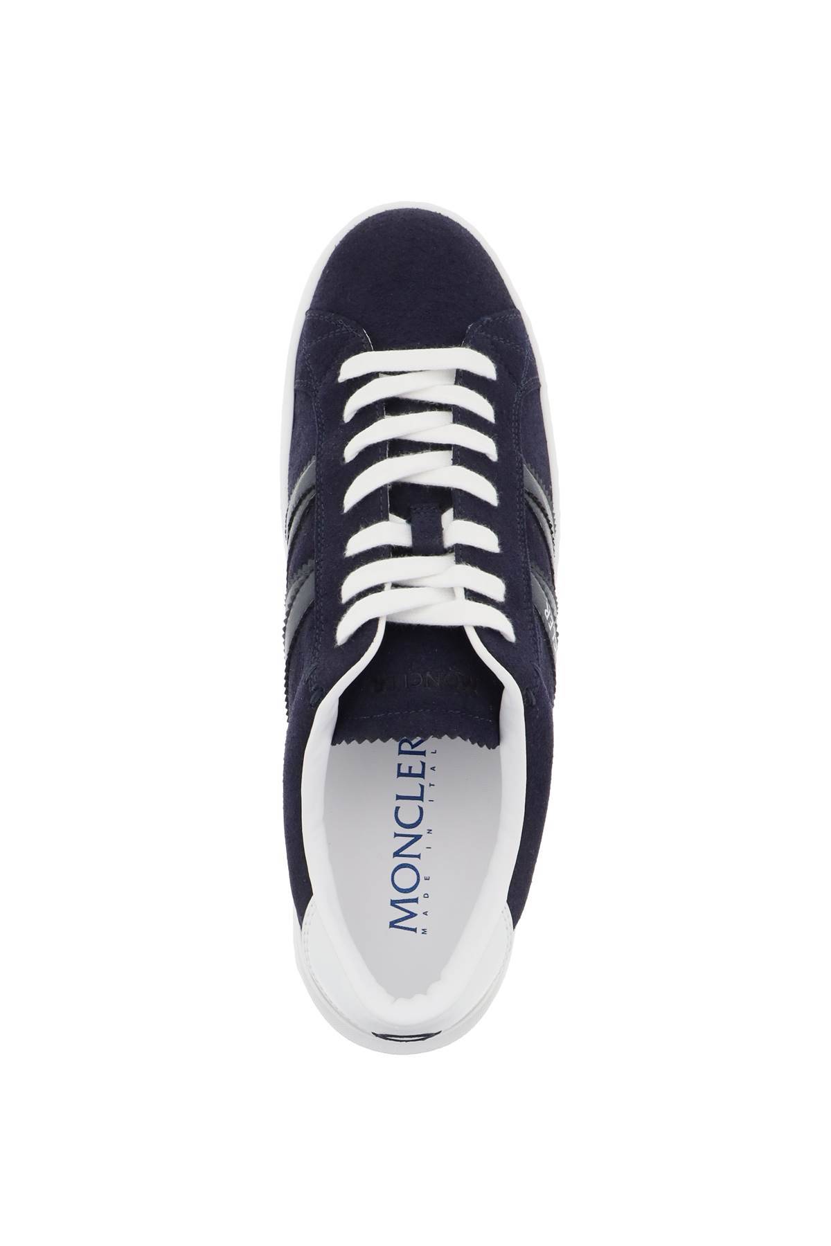 Shop Moncler 'monaco M' Sneakers In Blue