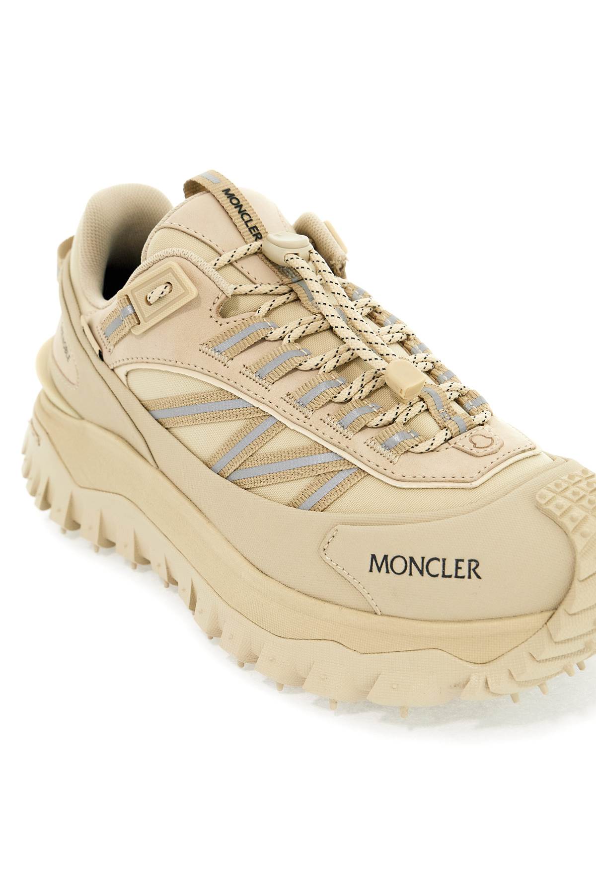 Shop Moncler Trailgrip Gtx Sneakers In Neutro