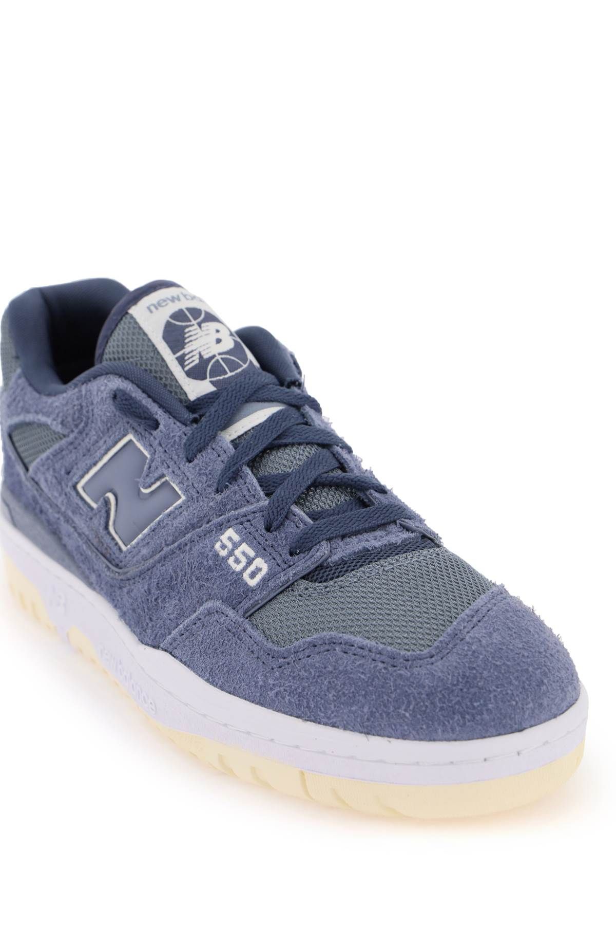 Shop New Balance 550 Sneakers In Blue