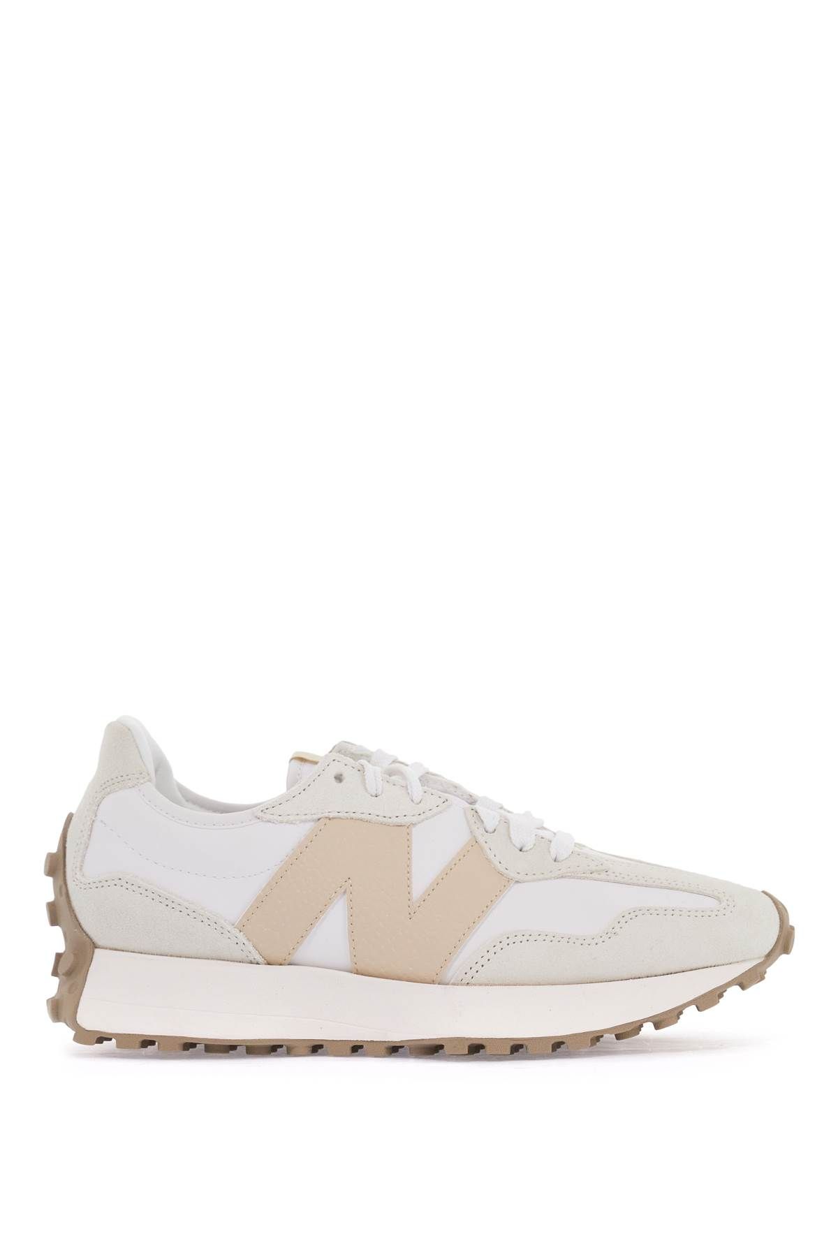 Shop New Balance 327 Sneakers In White