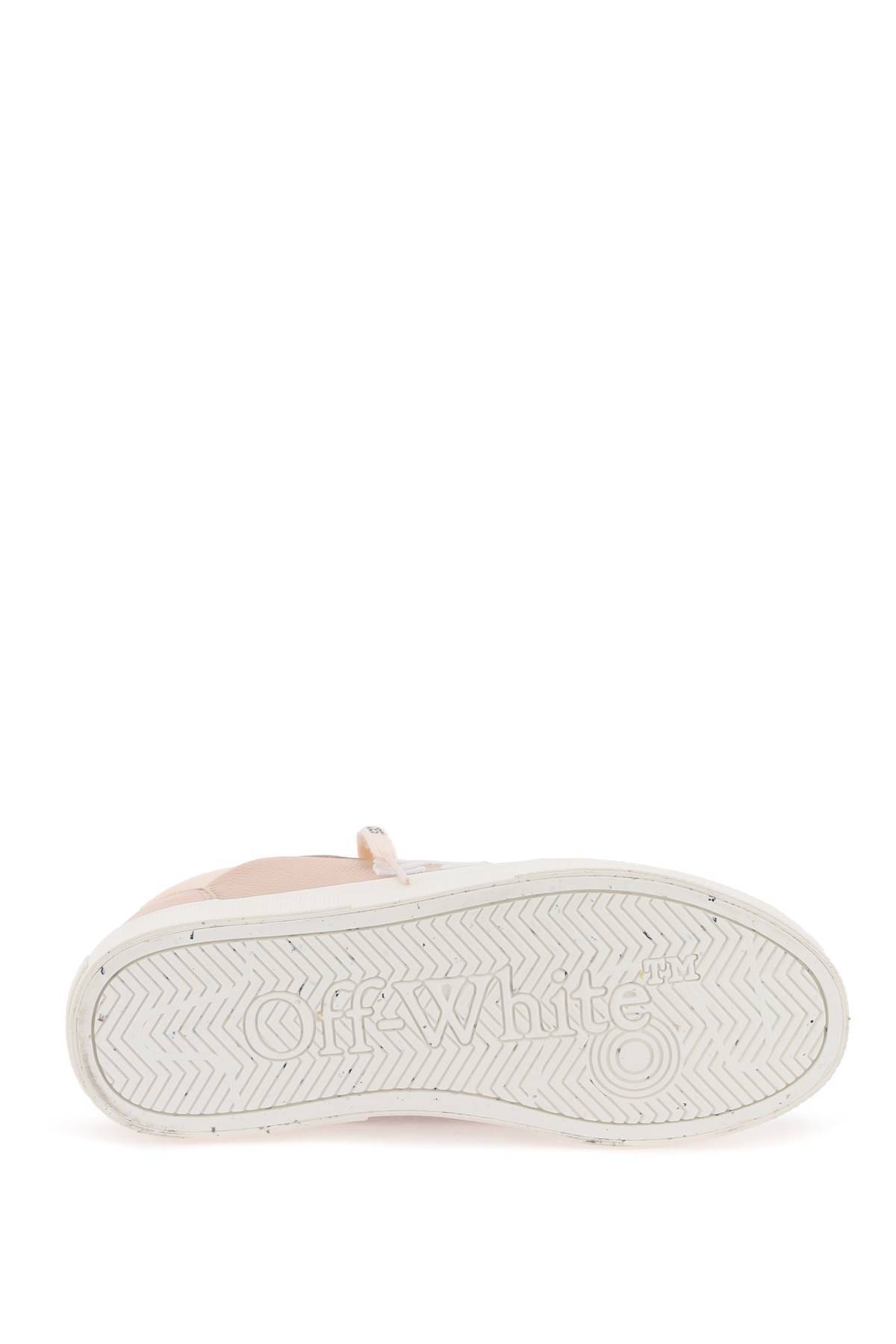 Shop Off-white Low Leather Vulcanized Sneakers For In Pink