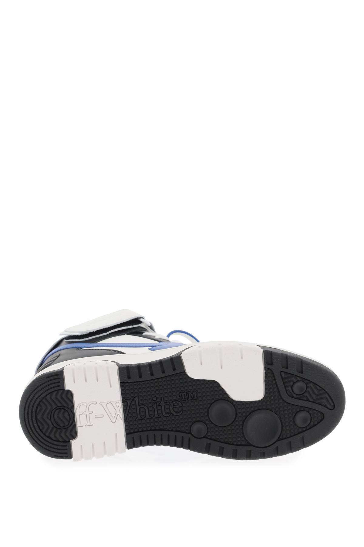 Shop Off-white Out Of Office High Top Sneakers In White,blue,black