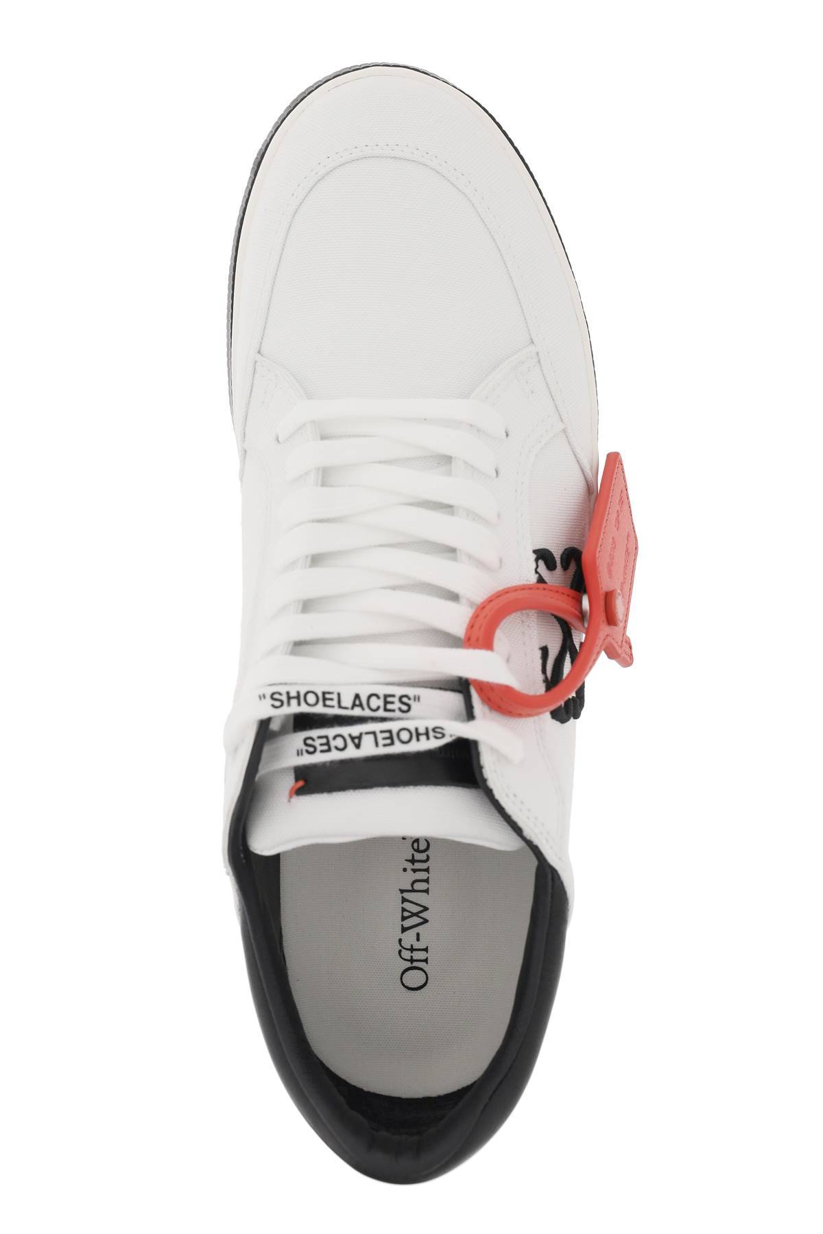 Shop Off-white New Vulcanized Sneaker In Black,white