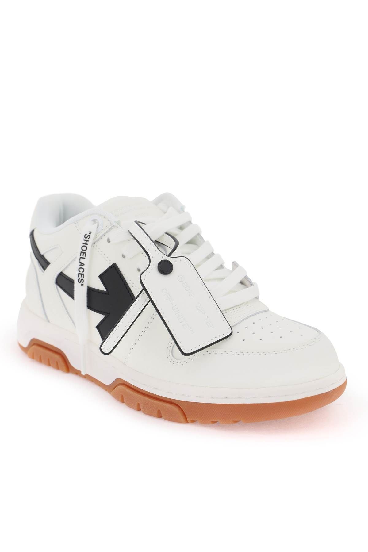 Shop Off-white Out Of Office Sneakers In Beige,white,black