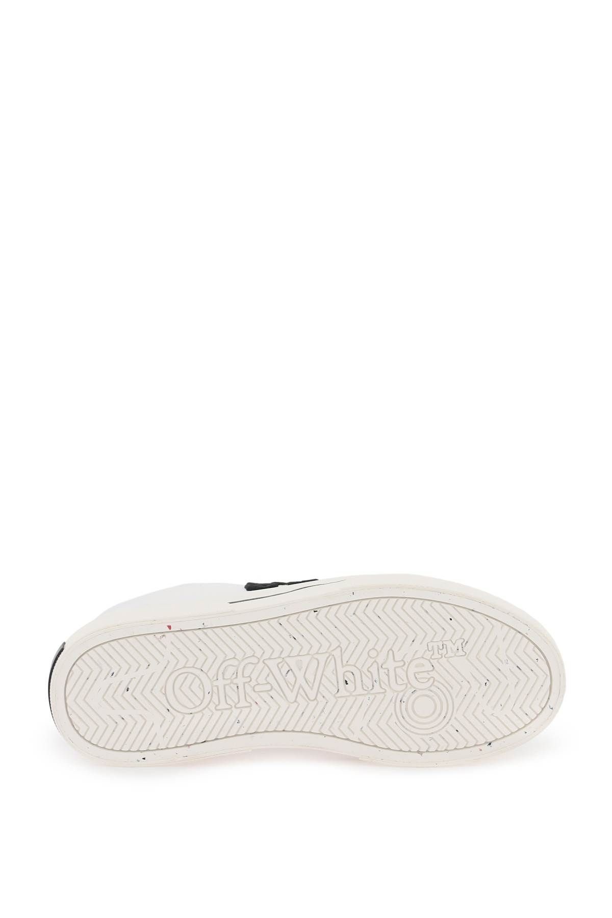 Shop Off-white Low Canvas Vulcanized Sneakers In In White