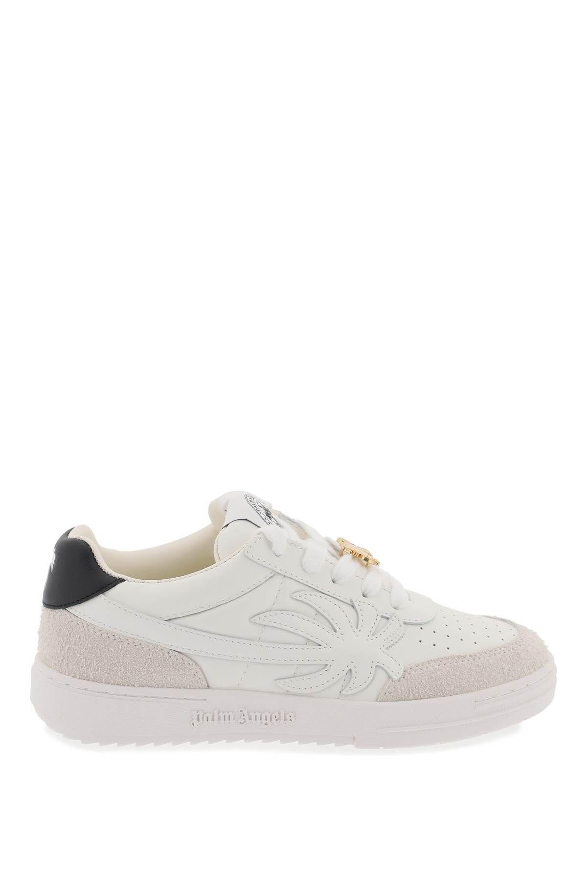 Shop Palm Angels Palm Beach University Sneakers In White